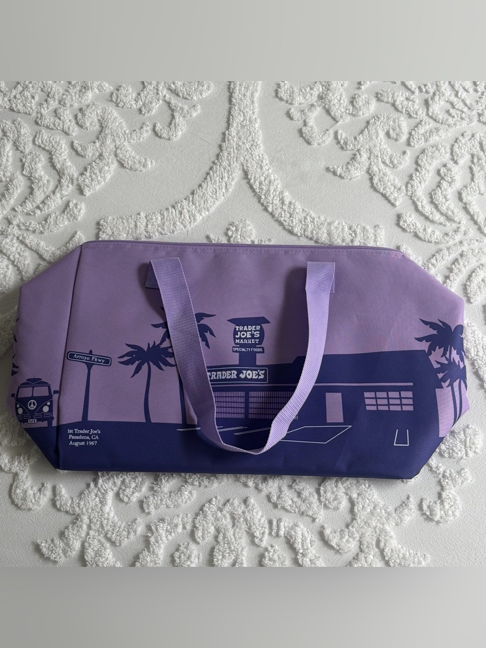 NEW! Trader Joe's Purple Insulated Cooler Bag, 2026